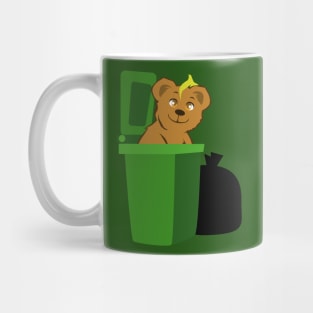 A Bear Raiding the Trash Bin Mug